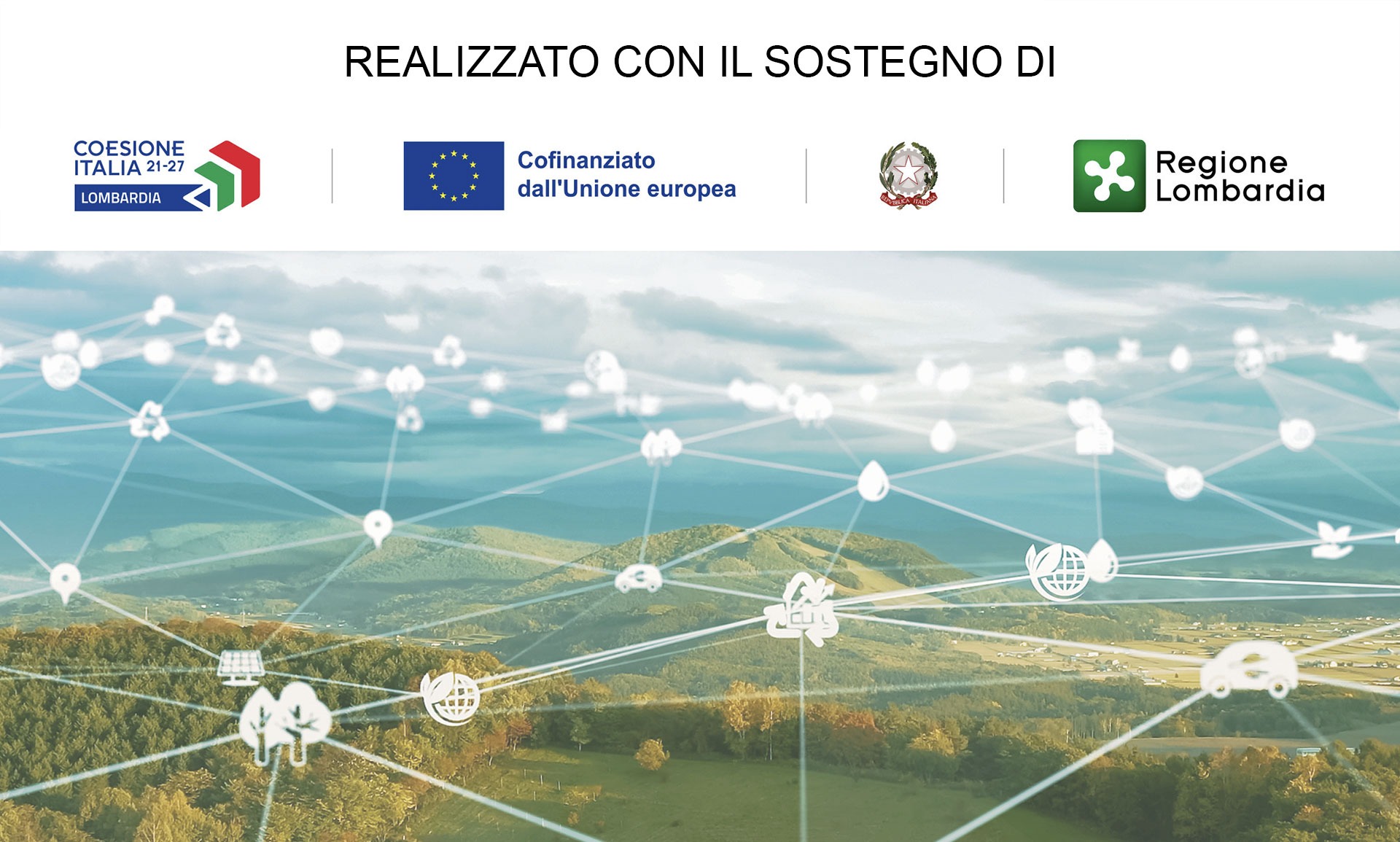Regione Lombardia - Fondo Europeo di Sviluppo Regionale - Coesione Italia 21-27 - Repubblica Italiana